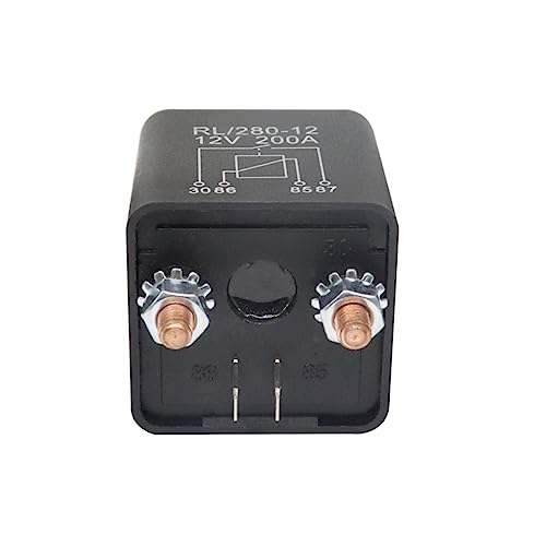 Relé de arranque 120A 12V interruptor alimentación principal coche 4 pines 5