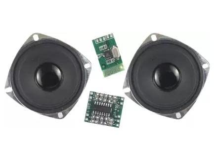 Combo pack of PAM8403 Stereo Amplifier Board with 2 pics 3 Inch 4 Ohm Speakers and Bluetooth Audio Module-image-18