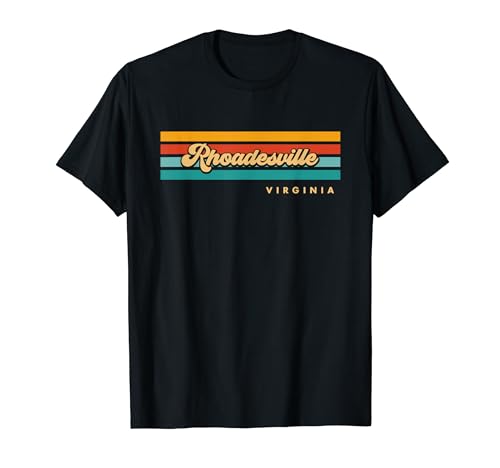 Vintage Sunset Stripes Rhoadesville, Virginia T-Shirt