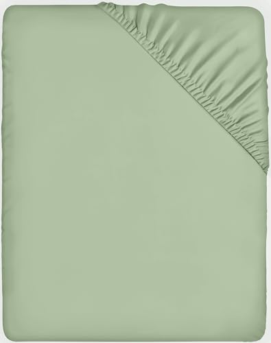 Utopia Bedding Fitted Sheet King, Sage, Deep Pocket 14 inch (35 cm), Easy Care, OEKO-TEX Certified