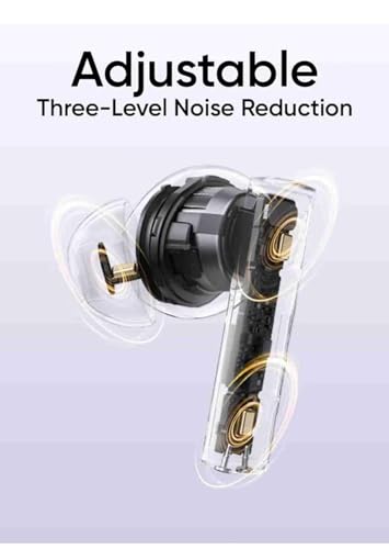 Image of Compatible for Realme Buds T310 True Wireless in-Ear Earbuds with 46dB Hybrid ANC, 360 Spatial Audio, 12.4mm Dynamic Bass Driver, Upto 40Hrs Battery and Fast Charging (Purple)