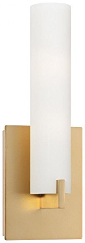 George Kovacs P5040-248, Tube, 2 Light Wall Sconce, Honey Gold