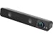Speedlink BRIO Stereo Soundbar PC Lautsprecher - exzellente Audioqualität, 12 Watt, 3,5mm-Klinkenstecker AUX, Kopfhöreranschluss & Mikrofonanschluss, schwarz