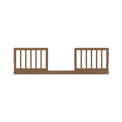 Image of Graco Storkcraft Safety Guardrail Kit with Dowels - GREENGUARD Gold Certified, Converts Compatible Crib to Toddler Bed, Kit Includes 2 Toddler Guardrails, Hazelnut