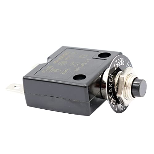 Disyuntor de panel 5A 12V con reinicio térmico automático y protección estanca kit de 5 5