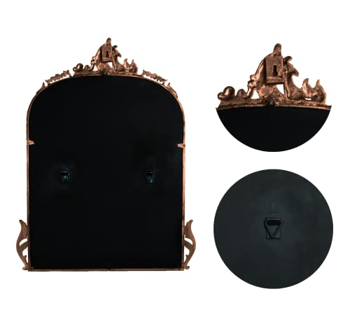Image of Gharaana Decorative Mirror (3 Victorian Copper)
