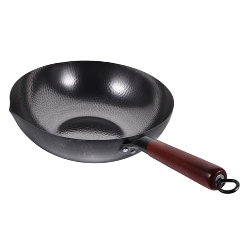 Wok tradicional antiadherente para cocina diaria miniatura 1