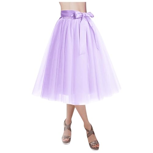 Berimaterry Faldas de tutú para mujer, falda de tul tutú para ballet, Halloween, Navidad, cosplay, enagua, fiesta, baile, Morado (, Altoa única