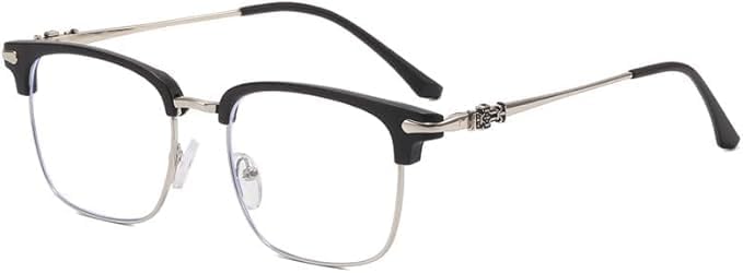 GenericClassic Thick Square Frame Clear Lens Glasses for Men Women Non Prescription Eyeglasses