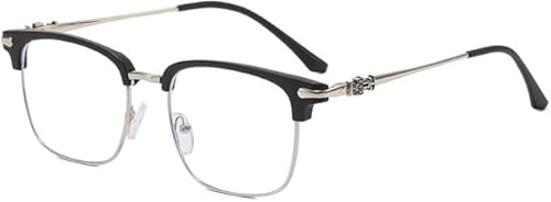 Classic Thick Square Frame Clear Lens Glasses for Men Women Non Prescription Eyeglasses (black)