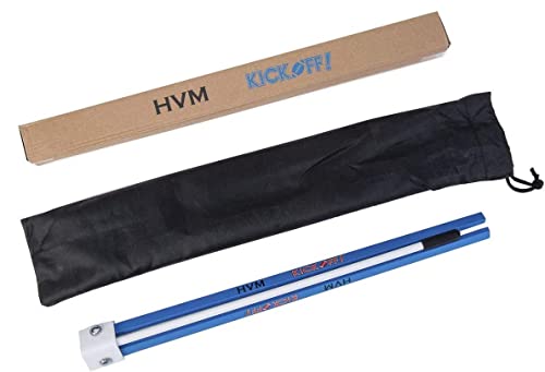 Hvm Kickoff! Football Holder, Premium Football Kicking Tee For Field Goal Place Holder, Extra Point Kicking Tee, Football Tee For Any Size Football, Blue And White #TOP1