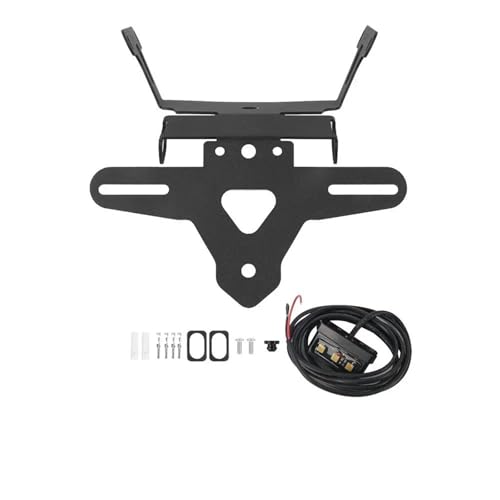 BTCTLPLMKK For CB650R CBR650R バイク用 ライトナンバープレートホルダー フェンダーエリミネーター バイク用 ナンバープレートステー(For 2021-2023)