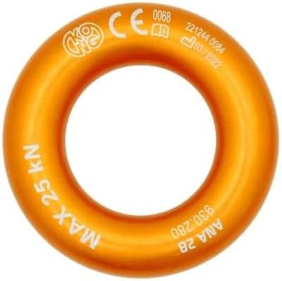 Kong Italy ANA Aluminum Connection Ring – Lightweight Climbing and Work Link – 25kN Strength – Available in 28mm & 46mm