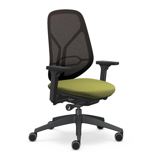Sedus Se:Kit Pro Sedia da ufficio ergonomica con rivestimento a membrana, braccioli 3D, profondità seduta regolabile, altezza 40-53 cm, portata 150 kg, Made in Germany