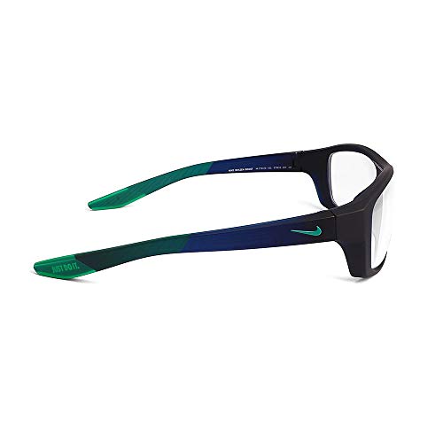 Brazen Boost Plano Leaded Glasses Eyewear, Matte Dark Obsidian .75mm lead equivalency radiation-reducing SF-6 Schott glass lenses