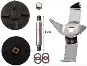 Philocaly Enterprise Mixer Grinder Chutney Jar Stainless Steel Blade Set with Coupler Mixer Grinder Coupl
