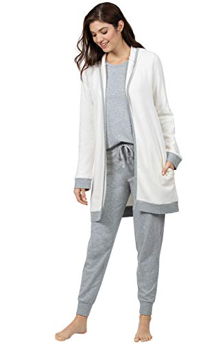 Addison Meadow Lounge Wear Women Sets - Womens Loungwear, 3-pc., Gray, M, 8-10