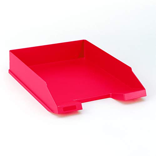 Preisvergleich Produktbild Herlitz 10222255 Ablagekorb A4, rot, 5er Packung