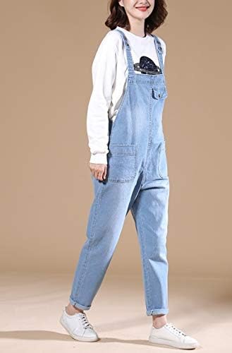 Elonglin Women's Dungarees Overalls 