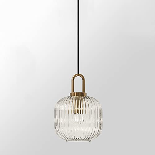 Suspension en verre moderne Chaner E27 hauteur réglable cuisine