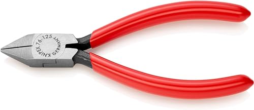 KNIPEX Seitenschneider für Elektromechaniker mit Kunststoff überzogen 125 mm, 76 81 125