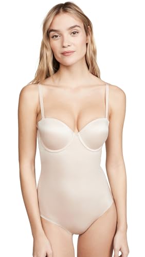 Spanx SYF Strapless Cupped Panty Bodysuit Body Modellante, Beige (Champagne Beige 000),...