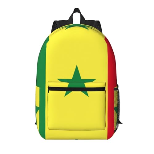 Sac à dos école léger Sénégal avec poche avant EdWal noir
