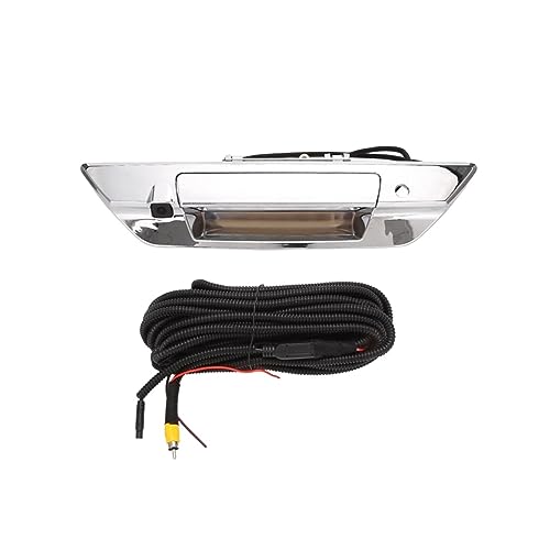 HAUINVC Car Tailgate Handle Bezel with Rear Camera Wire Assy 69090-0K350 Compatible for Hilux 2015-2022 Backup Camera Key Lock Hole