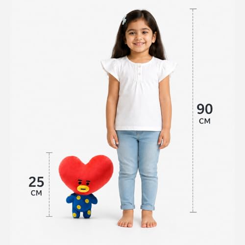 Image of Tata BTS 25cm | Ultra Soft Plush Stuffed Toy | Cute Hugging Pillow | Gift for Kids Boys Girls