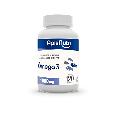 Apisnutri Óleo de Peixe (Ômega 3) 1000mg, 120 Capsulas
