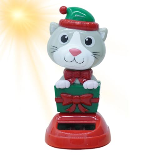 Générique testa Mobile Solare di Natale, Statue di Danza solare di Natale | Ufficio del fumetto che scuote la testa,Figura Carina testa scuotente Desktop, Danzatrice testa agitazione