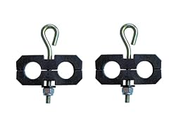 ROAD SUPERIOR TRUCK PARTS Pair of 2 Hole Hose Clamps