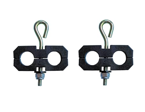 ROAD SUPERIOR TRUCK PARTS Pair of 2 Hole Hose Clamps