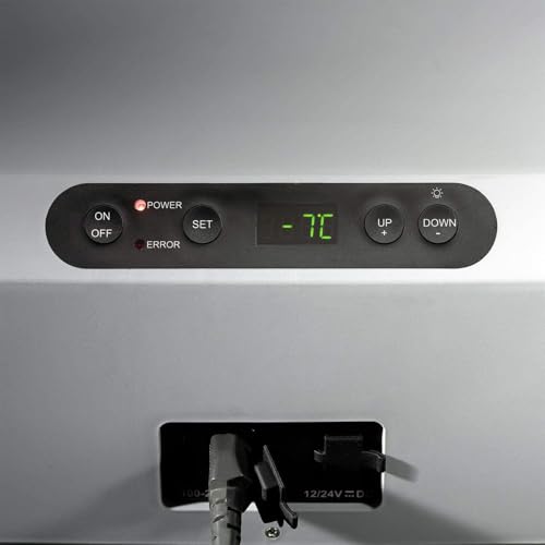 Miniatura 3 de Mobicool FR40 AC/DC - Nevera termoeléctrica portátil, Conexiones 12/24/230 V, 38 litros de Capacidad, clasificación energética A+, Color Azul/Gris