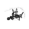 ULTECHNOVO Microphone Shock Mount with 2.1cm Hole Diameter Adjustable Angle with Plastic and Metal Construction, Anti Shock Mount Compact Design with for Studio and Podcasting Use #1