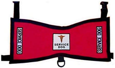 Service Dog Vest Deluxe (Red, Tiny 4-7 lbs.)