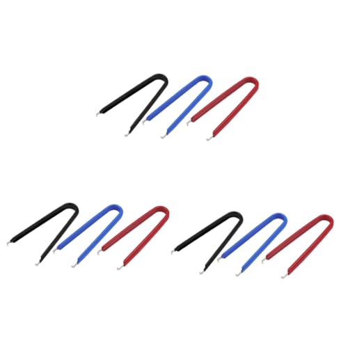 LIFKICH 3sets Tiny Component Catcher Ic Chip Puller U-shape Pickup Holder Stainless Steel Electronic Components 3pcs*3