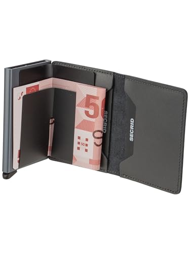 Image of Secrid Slim Wallet Original Leather With Rfid Safe Card Case