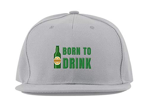 Casquette bière Born to Drink en coton le cadeau idéal pour un ami