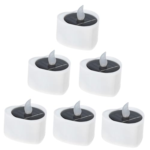 Velas solares LED sin llama resistentes al agua para iluminación exterior de jardín