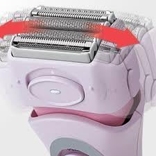 Replacement Electric Razor Cutter Head Blade Holder for Panasonic ES2216PC,Cordless Advanced Pop-Up Trimmer Wet/Dry Rechargeable Womens Electric Shaver For Sensitive Skin -Bikini Attachment(Blue)