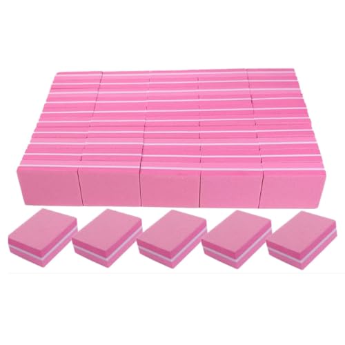 Bloque pulidor de uñas de doble cara Lima de uñas Eva de alta elasticidad y pulidor suave para las 50PCS..