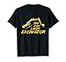 Excavator amusant pour tout-petits garçons et enfants T-Shirt