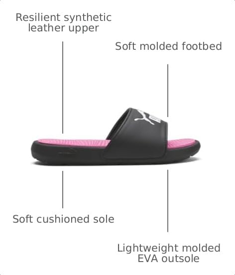 Image of PUMA Kids Girls Cool Cat Irresistible Slide Casual Sandals Casual