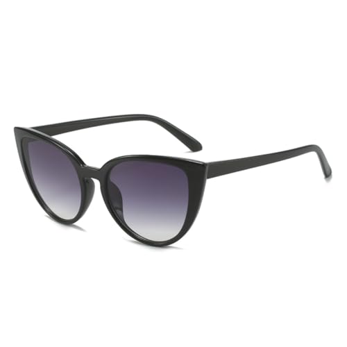 Lunettes de soleil œil de chat vertes vintage grand format protection solaire UV400 femme homme