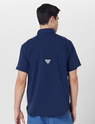 Image of Columbia Men Omni-Wick Tamiami II Hiking and Trekking Short Sleeve Shirt