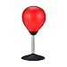 Bolsa de perforación de escritorio de alivio del estrés, grandes bolas de boxeo de perforaciones, juguete mesa pie succión gran diámetro, cuero de PU, fácil de instalar, para niños adultos oficina