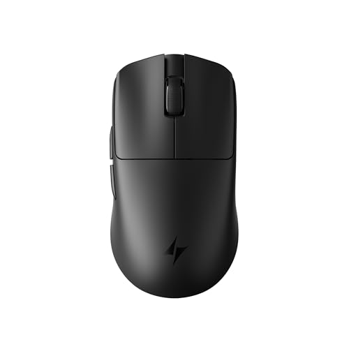 Image of ATK Blazing Sky F1 V2 Ultra Max Wireless Gaming Mouse, PAW3395 Ultra Sensor, DPI up to 30,000, 54g Lightweight, 600 Hr Battery Life, All-New Nano Coating, Tri-Mode 2.4G /Bluetooth /Wired - Black