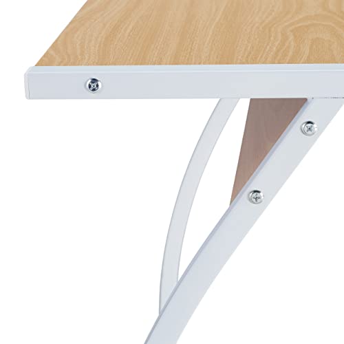 Relaxdays Scrivania Angolare, 73x148x112cm