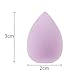 6PCS Mini Makeup Sponge, Black Small Beauty Sponge Blender Set for Foundation, Powder, Concealer Highlight,and Eye Shadow (Purple)